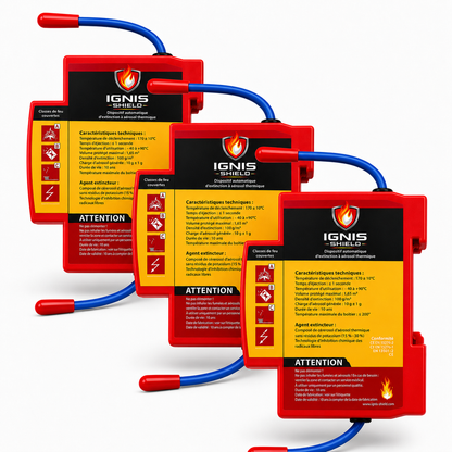 Dispositif automatique à aérosol DIN qui sauve des vies - Ignis Shield®